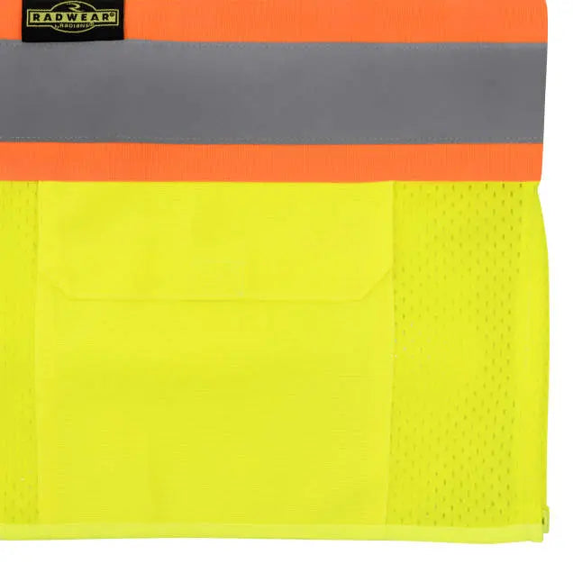 Radians SV232-3 Two Tone Surveyor Type R Class 3 Mesh Safety Vest with Dual Side Zippers