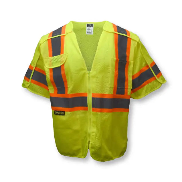 Radians SV24-3 Class 3 Breakaway Safety Vest with Zip-N-Rip™