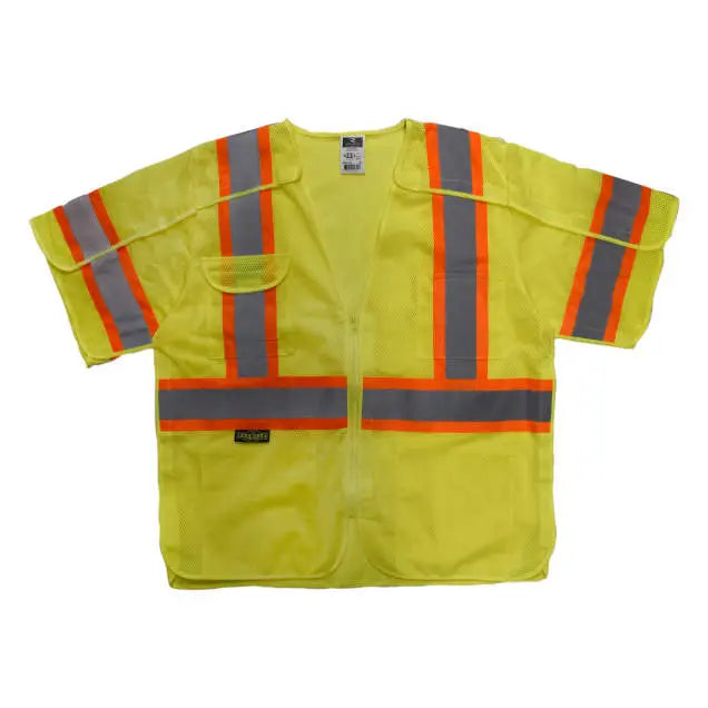 Radians SV24-3 Class 3 Breakaway Safety Vest with Zip-N-Rip™