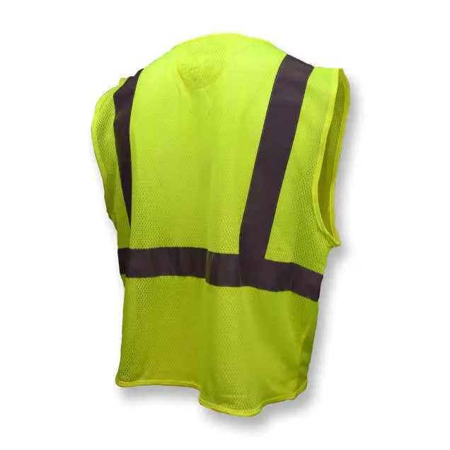 Radians SV25 Economy Class 2 Self-Extinguishing Safety Vest with Zipper