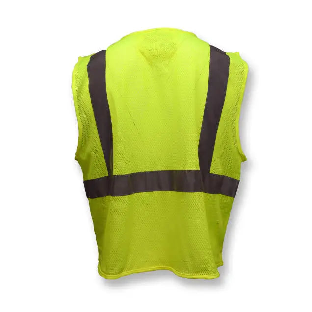 Radians SV25 Economy Class 2 Self-Extinguishing Safety Vest with Zipper
