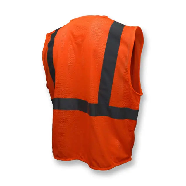 Radians SV25 Economy Class 2 Self-Extinguishing Safety Vest with Zipper