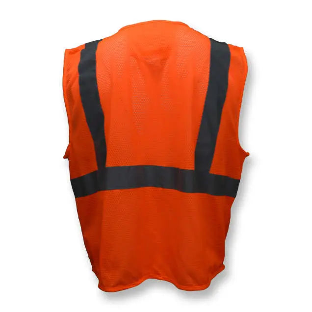 Radians SV25 Economy Class 2 Self-Extinguishing Safety Vest with Zipper