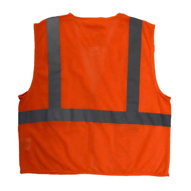 Radians SV25 Economy Class 2 Self-Extinguishing Safety Vest with Zipper