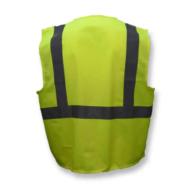 Radians SV2Z Economy Type R Class 2 Solid Safety Vest with Zipper