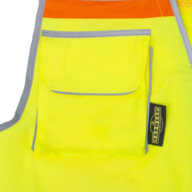 Radians SV55B Class 2 Heavy Woven Color Blocked Two Tone Engineer Vest