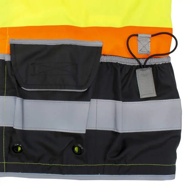 Radians SV55B Class 2 Heavy Woven Color Blocked Two Tone Engineer Vest