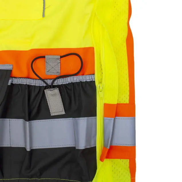 Radians SV55B Class 2 Heavy Woven Color Blocked Two Tone Engineer Vest