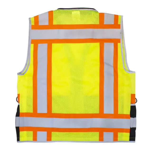 Radians SV55B Class 2 Heavy Woven Color Blocked Two Tone Engineer Vest