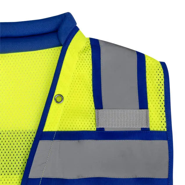Radians SV58Z Class 2 Heavy Duty Surveyor Vest with Contrast Trim and Underlay