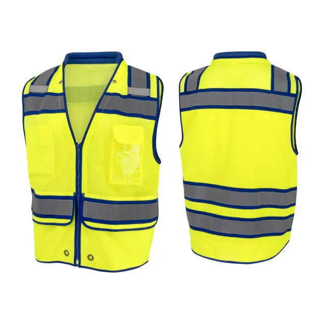 Radians SV58Z Class 2 Heavy Duty Surveyor Vest with Contrast Trim and Underlay