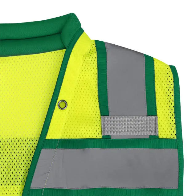 Radians SV58Z Class 2 Heavy Duty Surveyor Vest with Contrast Trim and Underlay