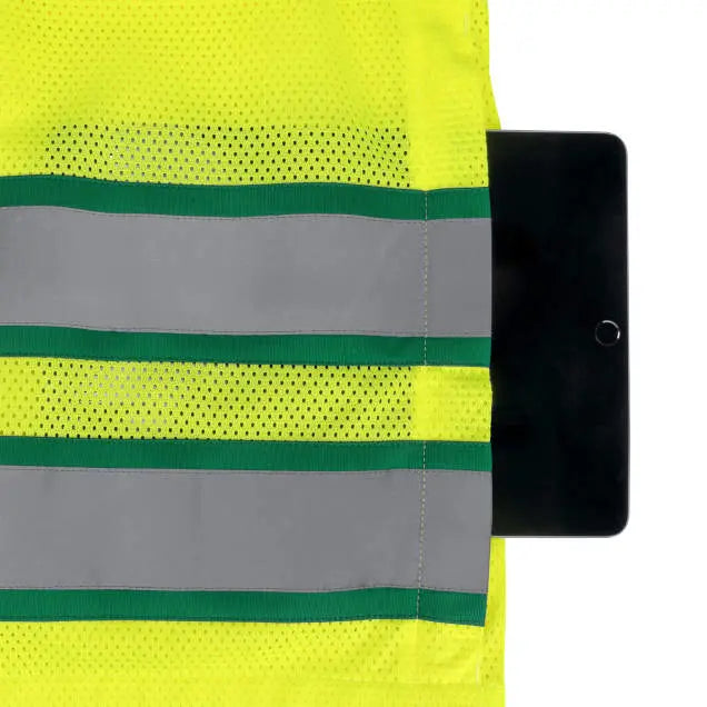 Radians SV58Z Class 2 Heavy Duty Surveyor Vest with Contrast Trim and Underlay