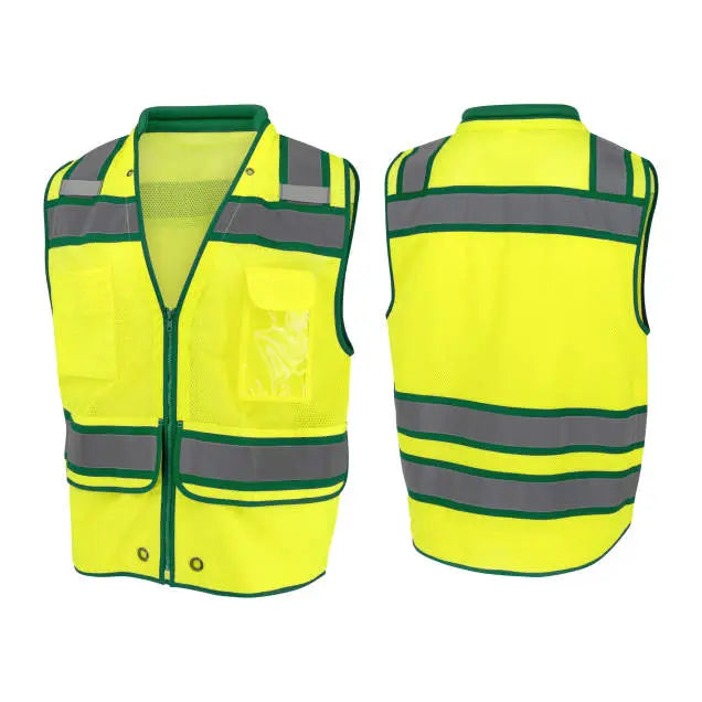 Radians SV58Z Class 2 Heavy Duty Surveyor Vest with Contrast Trim and Underlay
