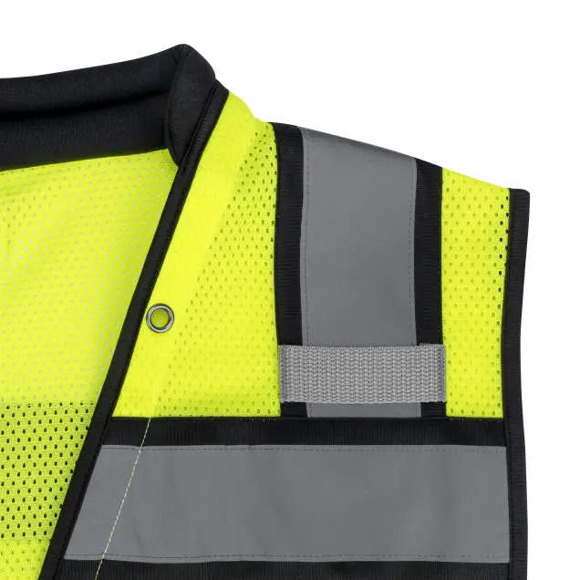 Radians SV58Z Class 2 Heavy Duty Surveyor Vest with Contrast Trim and Underlay