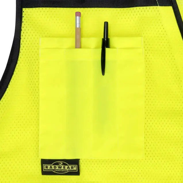 Radians SV58Z Class 2 Heavy Duty Surveyor Vest with Contrast Trim and Underlay