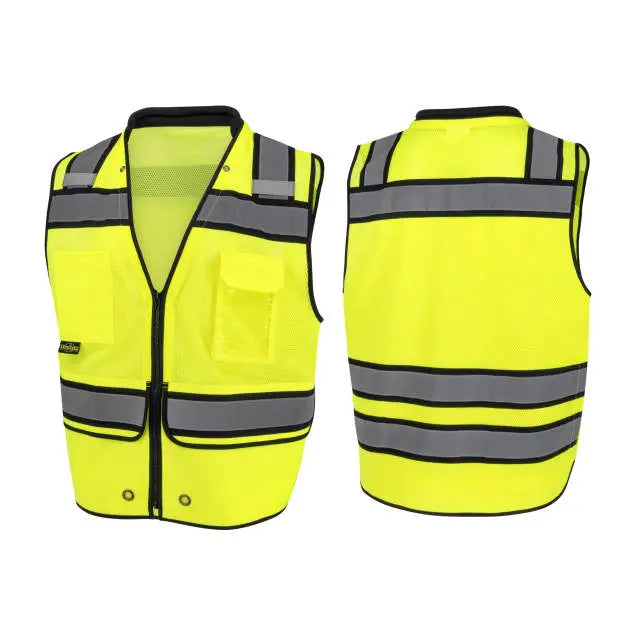 Radians SV58Z Class 2 Heavy Duty Surveyor Vest with Contrast Trim and Underlay