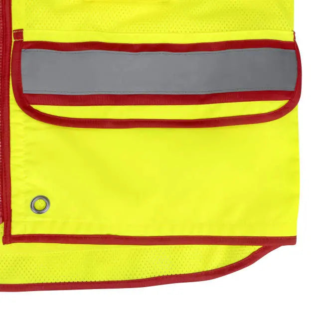Radians SV58Z Class 2 Heavy Duty Surveyor Vest with Contrast Trim and Underlay