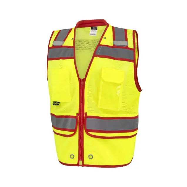 Radians SV58Z Class 2 Heavy Duty Surveyor Vest with Contrast Trim and Underlay