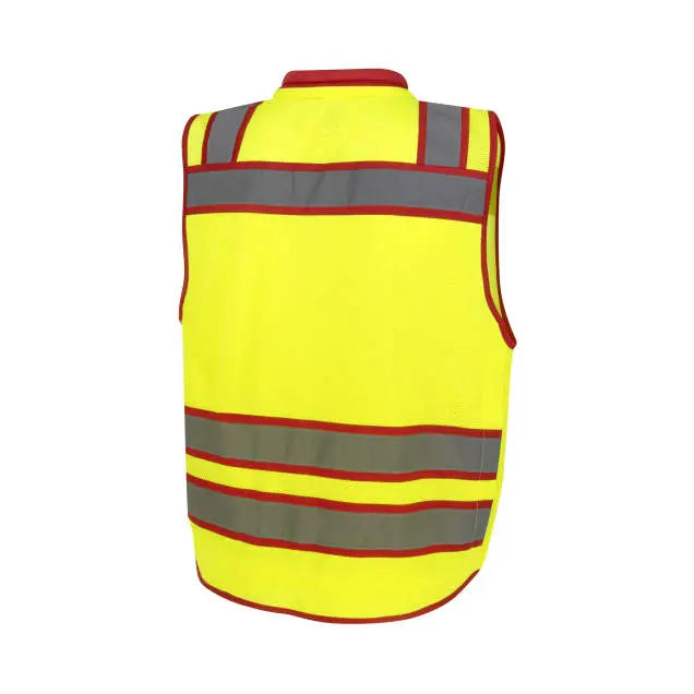 Radians SV58Z Class 2 Heavy Duty Surveyor Vest with Contrast Trim and Underlay