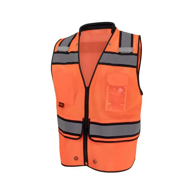 Radians SV58Z Class 2 Heavy Duty Surveyor Vest with Contrast Trim and Underlay