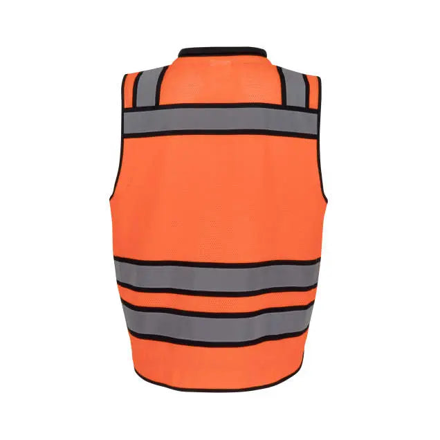 Radians SV58Z Class 2 Heavy Duty Surveyor Vest with Contrast Trim and Underlay