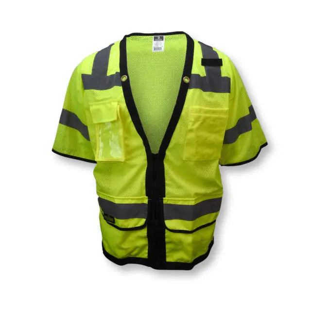 Radians SV59Z-3 Type R Class 3 Heavy Duty Surveyor Safety Vest with Zipper