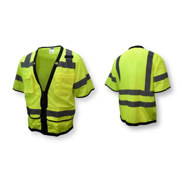 Radians SV59Z-3 Type R Class 3 Heavy Duty Surveyor Safety Vest with Zipper