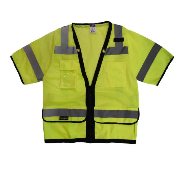 Radians SV59Z-3 Type R Class 3 Heavy Duty Surveyor Safety Vest with Zipper