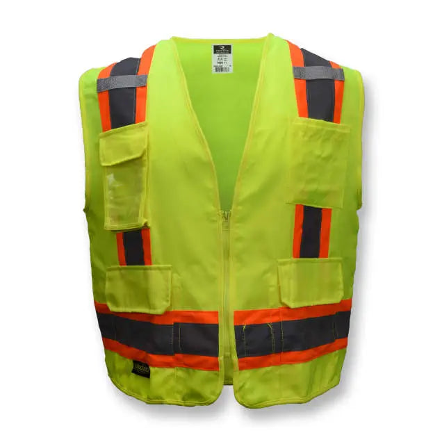 Radians SV62 Type R Class 2 Surveyor Heavy Duty Solid Twill Safety Vest
