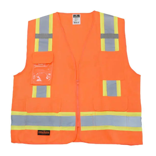 Radians SV62 Type R Class 2 Surveyor Heavy Duty Solid Twill Safety Vest