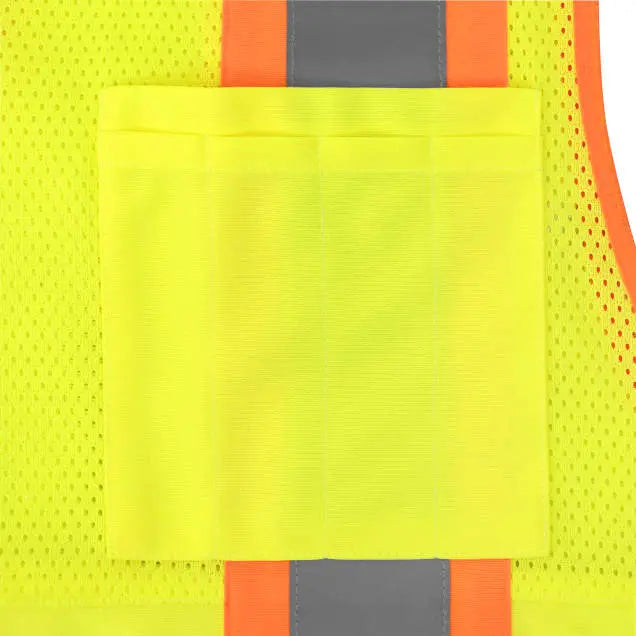 Radians SV69-2 Two Tone Surveyor Type R Class Mesh/Solid Safety Vest with Plan/Tablet Pocket