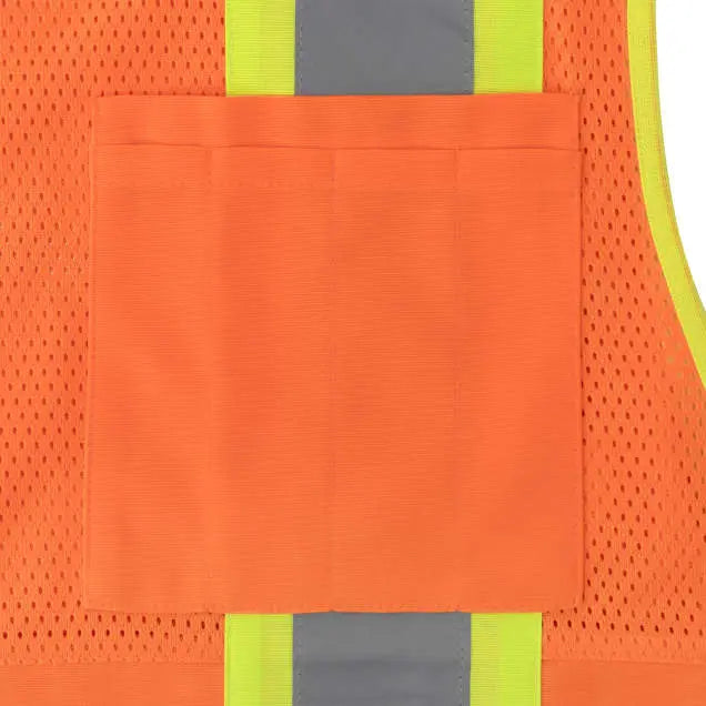 Radians SV69-2 Two Tone Surveyor Type R Class Mesh/Solid Safety Vest with Plan/Tablet Pocket