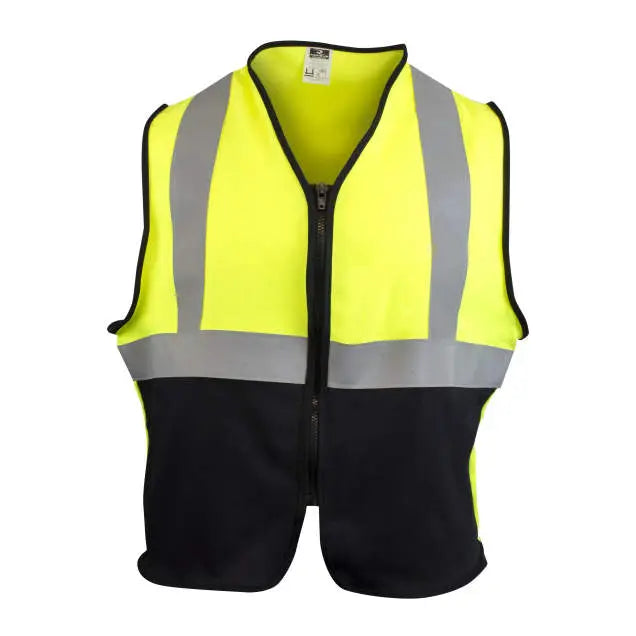 Radians SV92B-M2ZGSFR Solid 5.5 oz DH Cat 1 Class 2 Color Blocked FR Vest