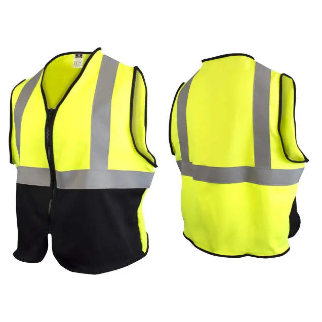 Radians SV92B-M2ZGSFR Solid 5.5 oz DH Cat 1 Class 2 Color Blocked FR Vest