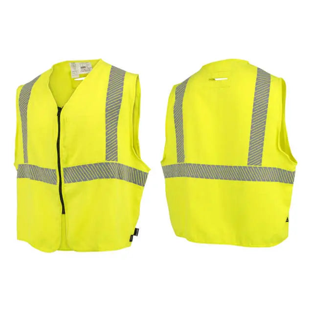 Radians SV99A-2SZGSFR 5.7 oz Class 2 AR/FR Vest with Segmented Reflective Tape