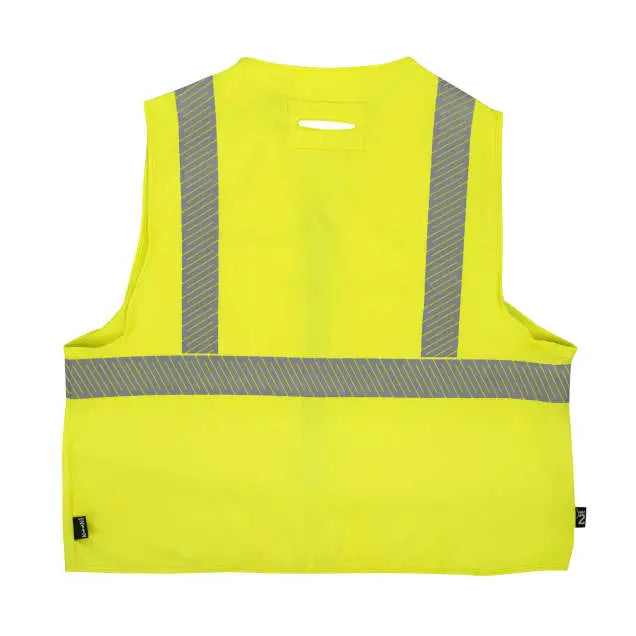 Radians SV99A-2SZGSFR 5.7 oz Class 2 AR/FR Vest with Segmented Reflective Tape