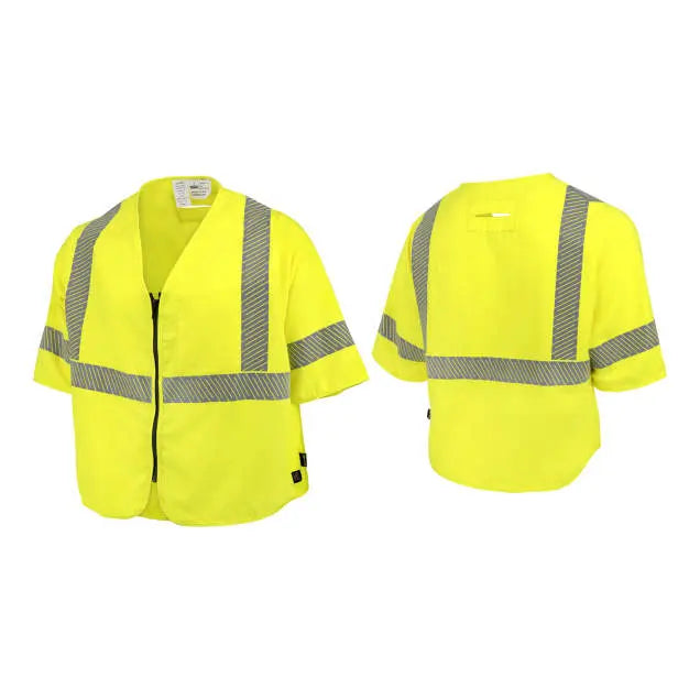Radians SV99A-3SZGSFR 5.7 oz Class 3 AR/FR Vest with Segmented Reflective Tape