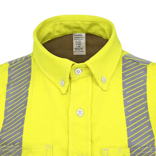 Neese VDH5VSH3 5.7 oz DH Air™ Class 3 Vented Back FR Shirt with Segmented Reflective Tape