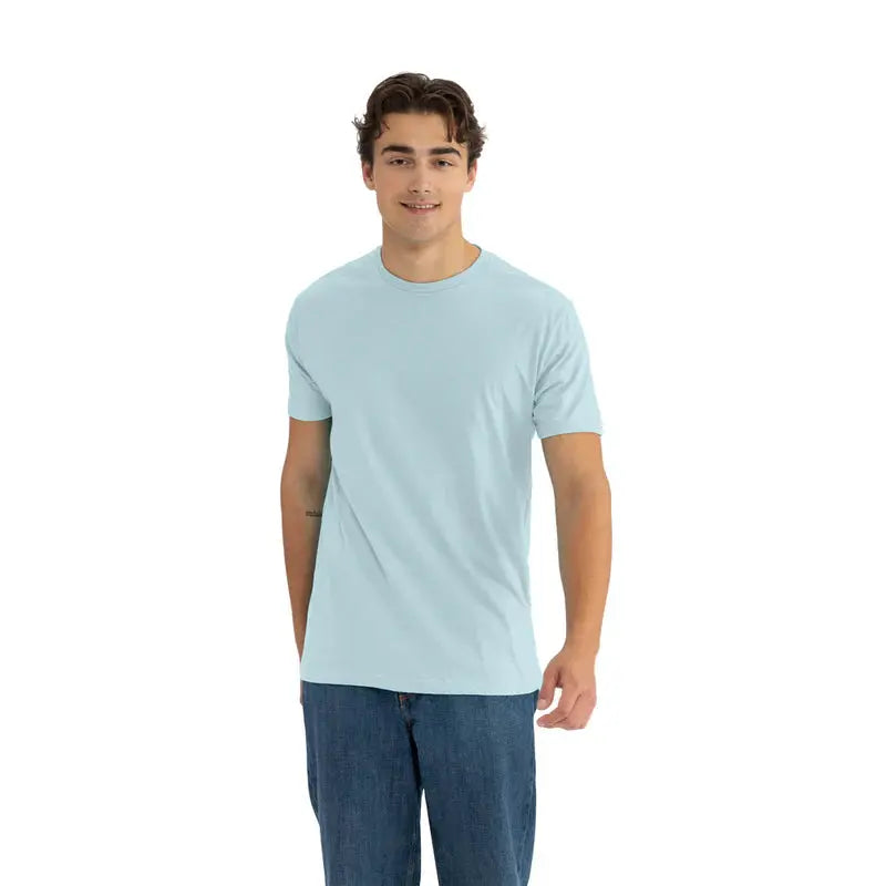 28 Next Level Premium Cotton Tees - Light Blue