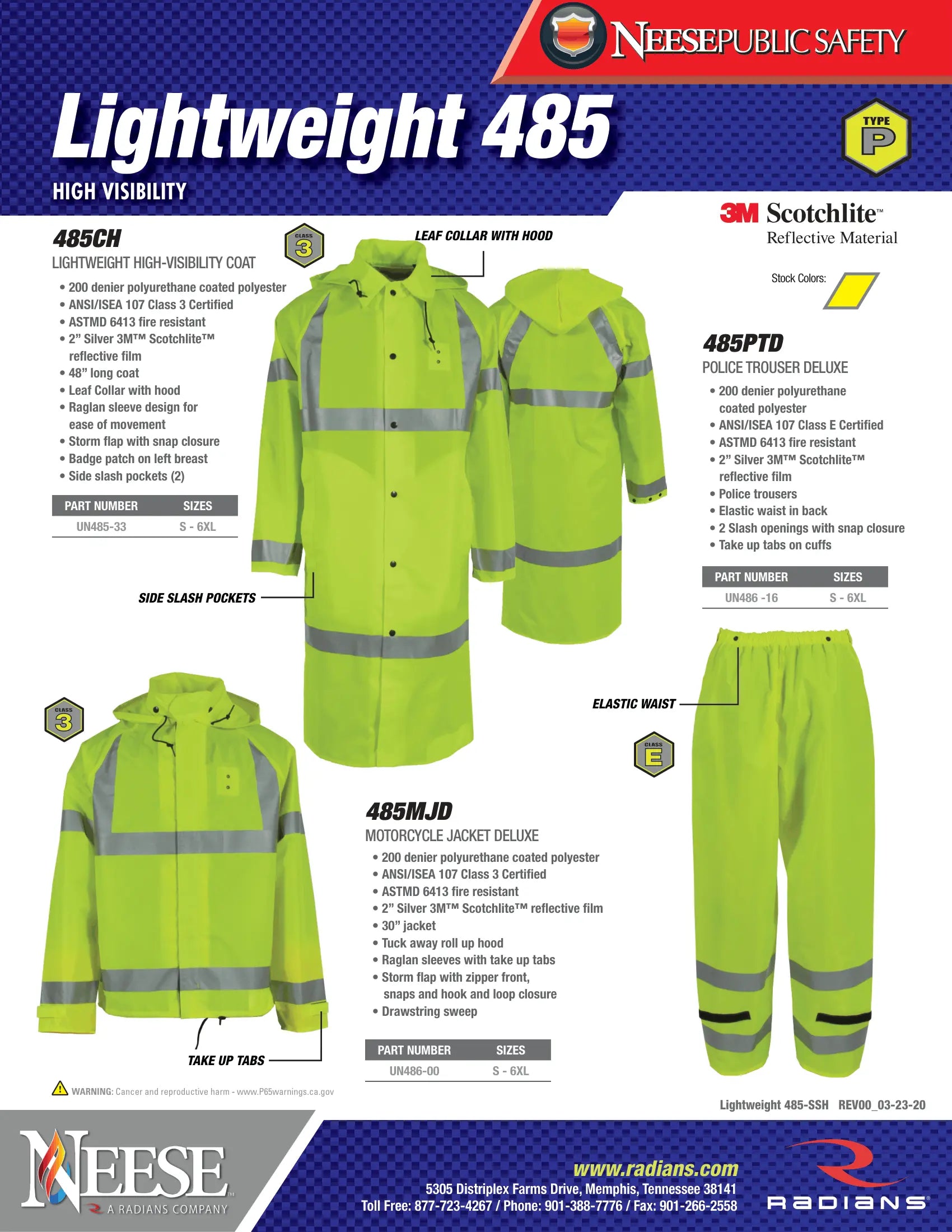 Neese Lightweight 485 Series