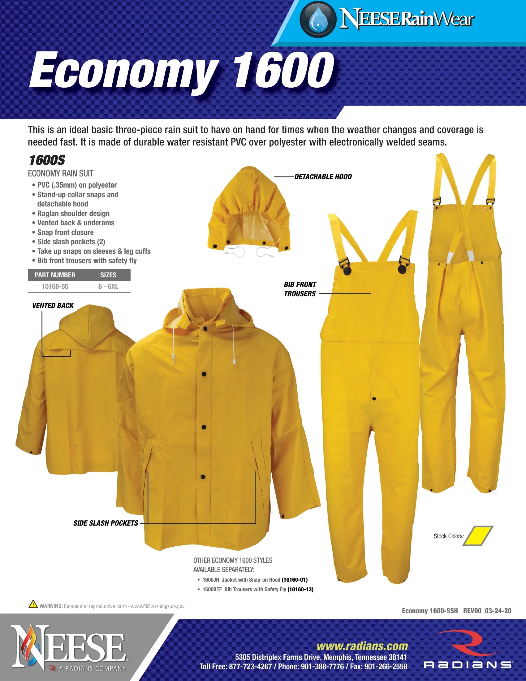 Neese Economy 1600