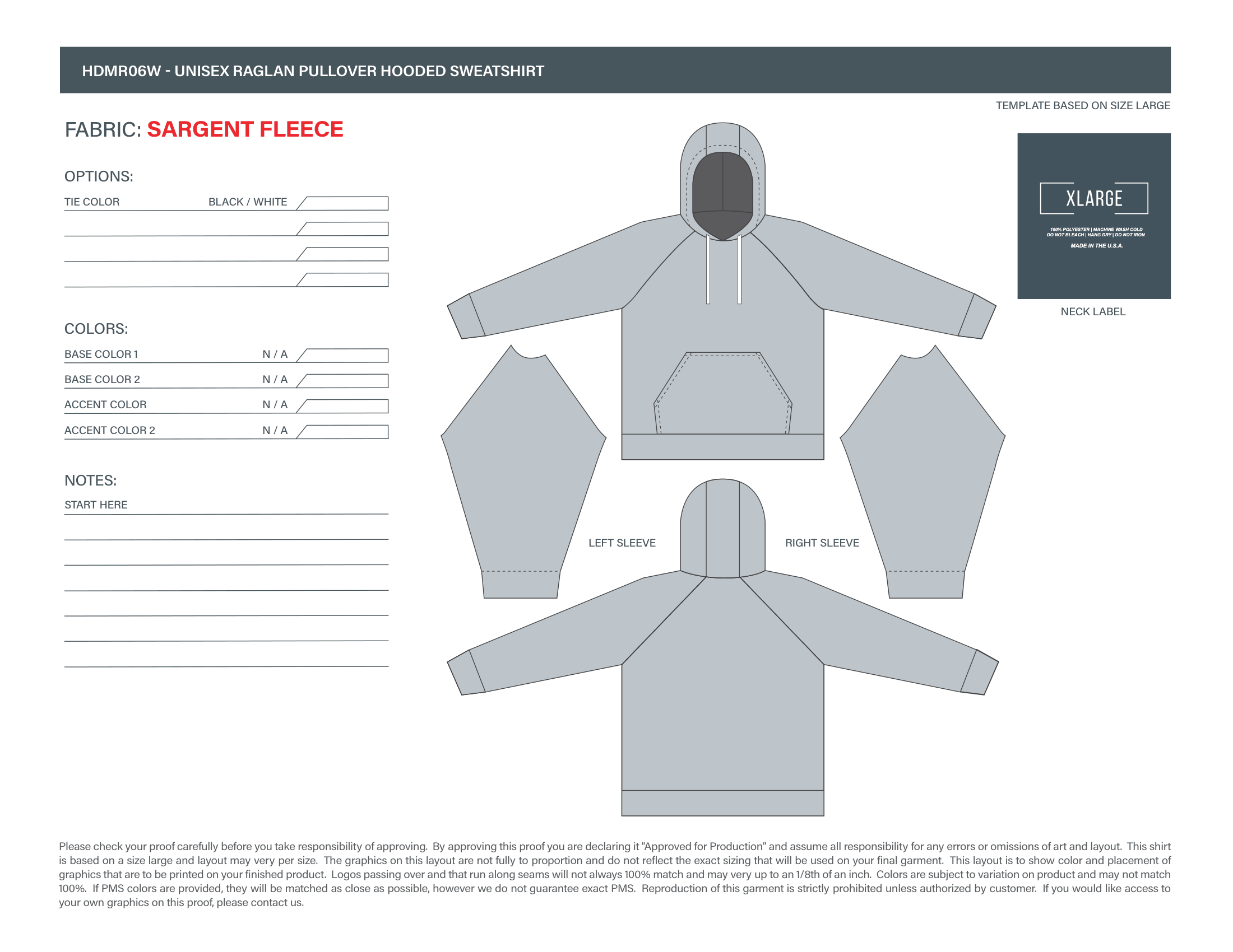 Mens Raglan Hooded Sweatshirt #HDMR06