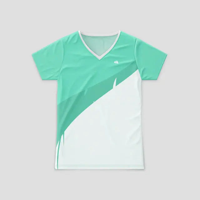 Ladies Sublimated Vneck Short Sleeve Jersey #SSL05