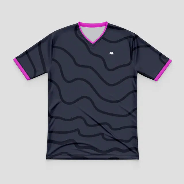 Mens Sublimated Vneck Short Sleeve Jersey #SSM05