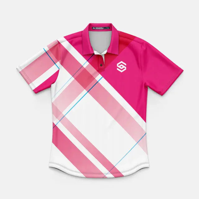 Womens 3 Button Polo #PGL0125